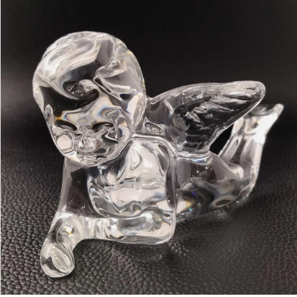 Baccarat Crystal Angel “Thinking of You” Figurine